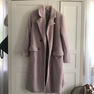 COPY - Long trench Sherpa coat